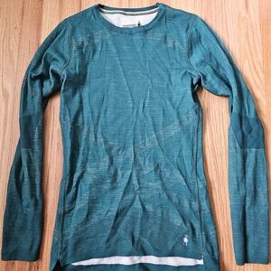 Smartwool Teal Crew Neck Top